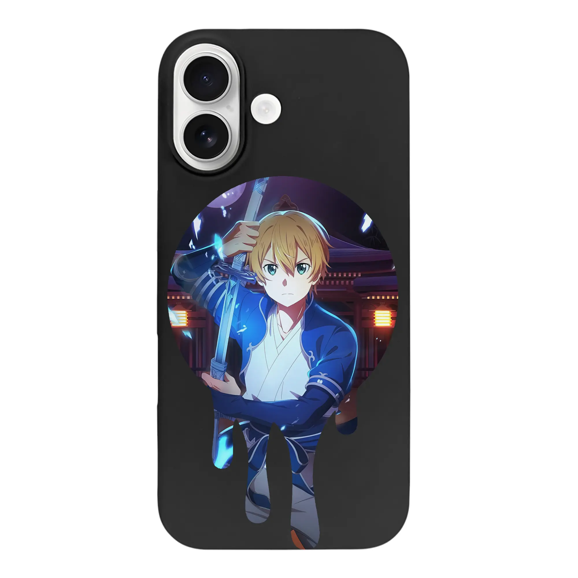 ソードアートオンライン グッズ ユージオ - iPhone 17 シリーズ シリコンケース 薄型 耐衝撃 指紋防止 ソフトタッチカバー 精密フィット 傷防止 保護ケース iPhone 17/17 Air/17 Pro/17 Pro Max 対応